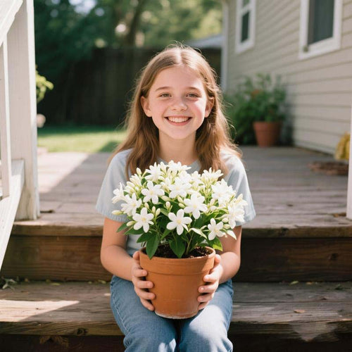 ✨ Midnight Perfume Series Seeds : Pure White Jasmine – Your Soft Night Bloom Scent