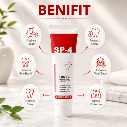 (Buy 1 Get 1 Free) SP-4 Probiotic Brightening and cleaning toothpaste