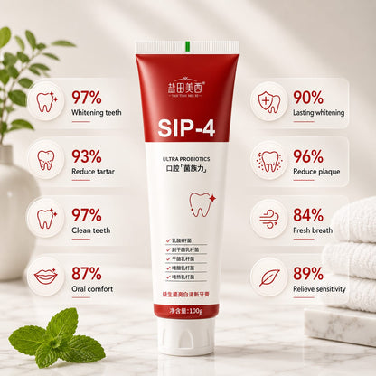 (Buy 1 Get 1 Free) SP-4 Probiotic Brightening and cleaning toothpaste