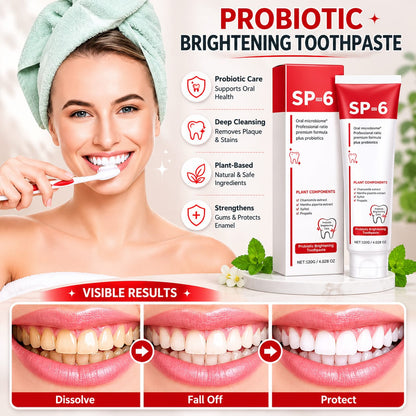 (Buy 1 Get 1 Free) SP-4 Probiotic Brightening and cleaning toothpaste