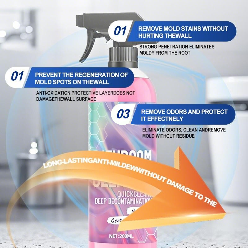 Bathroom cleaner usage