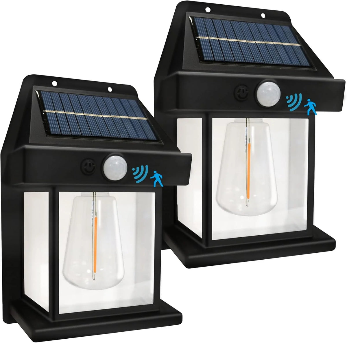 Solar wall lantern