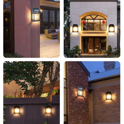 Solar wall lantern